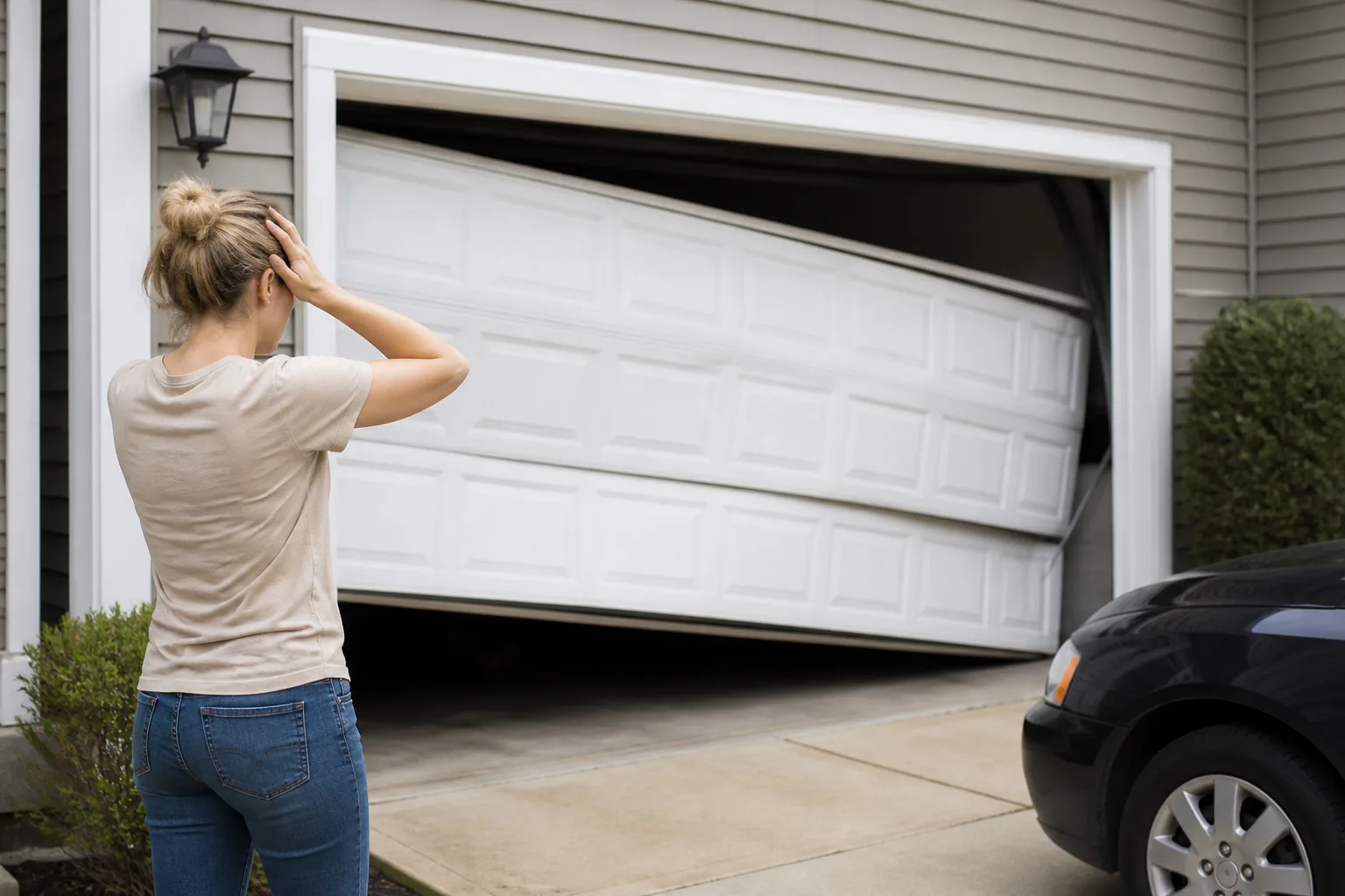Emergency Garage Door Near Me: What Charlotte Homeowners Should Do First